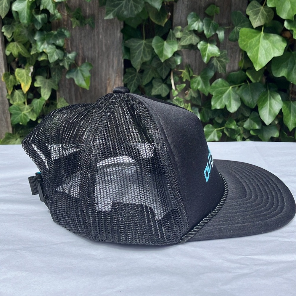 Dutch Bros Blue Trucker Hat black coffee work mesh‎ vintage new - Picture 2 of 6